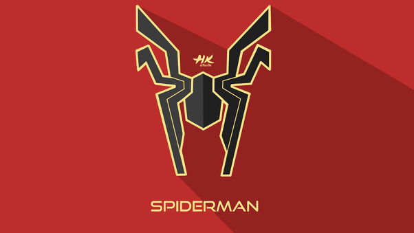 Iron Spider Infinity War Logo Wallpaper