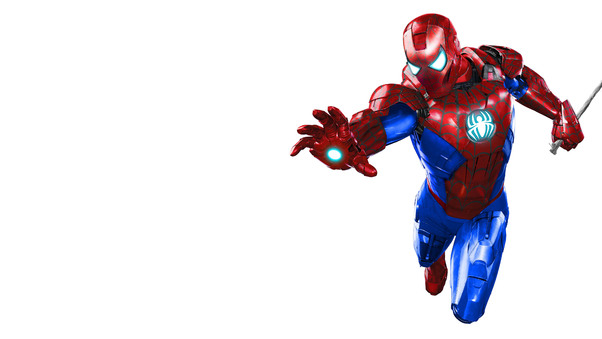 Iron Spider Man Suit Wallpaper