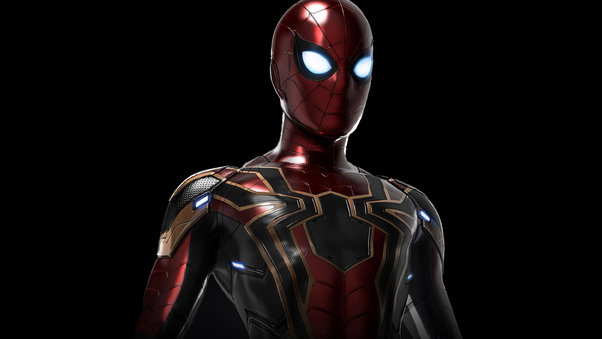 Iron Spider Suit Avengers Infinity War Wallpaper