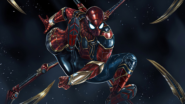 Iron Spiderman 4k Wallpaper