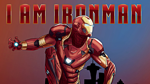 Ironman New Art Wallpaper