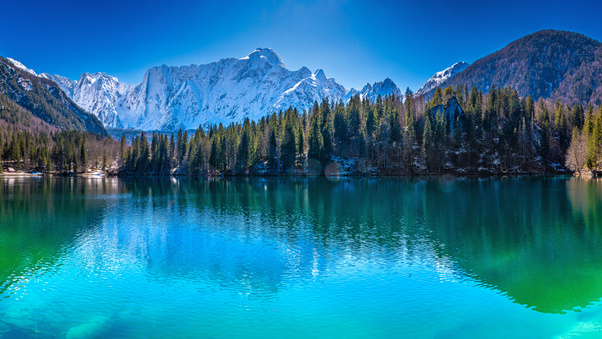 Italy Mountains Lake Scenery 5k Wallpaper