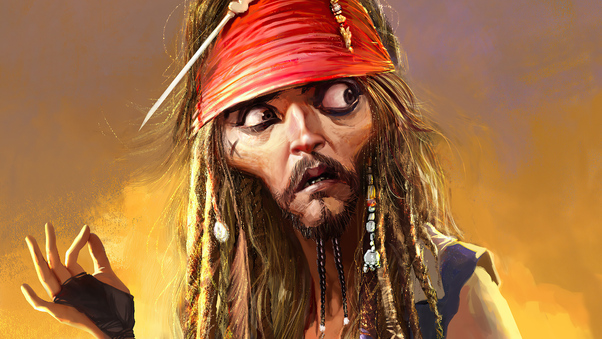 Jack Sparrow 4k Wallpaper