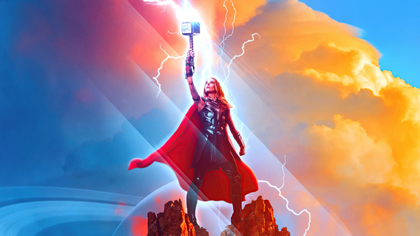 Jane Foster Thor Love And Thunder Wallpaper