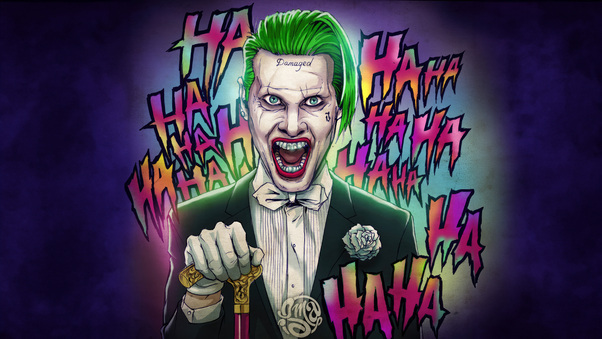 Jared Leto Haunting Joker Wallpaper