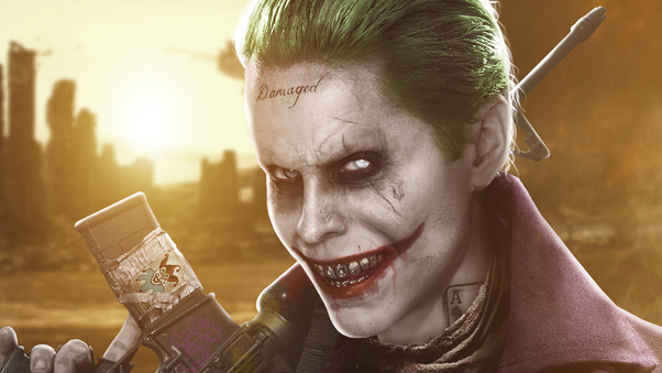 Jared Leto Joker Art 4k Wallpaper