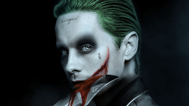Jared Leto Joker Artwork Wallpaper