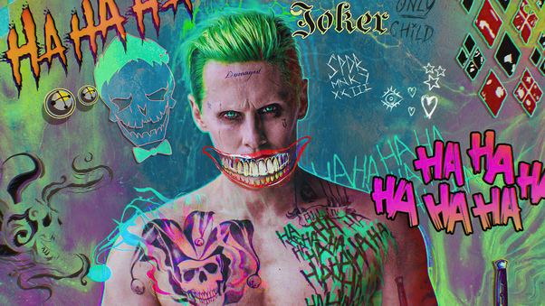 Jared Leto Joker Damaged 4k Wallpaper