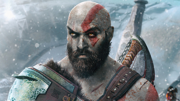 Jason Momoa As Kratos Wallpaper