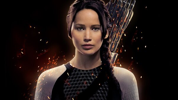 Jennifer Lawrence As Katniss Wallpaper