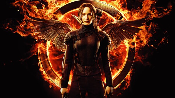 Jennifer Lawrence In Hunger Games Wallpaper