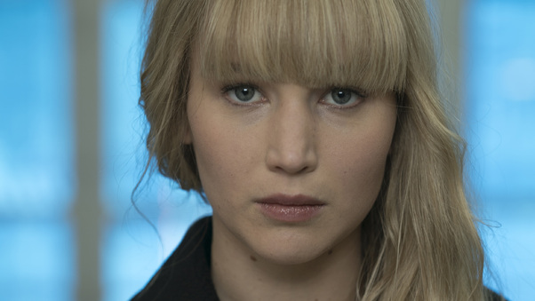 Jennifer Lawrence In Red Sparrow Movie Wallpaper