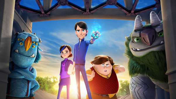 Jim Claire Toby Blinky Argh Trollhunters Wallpaper