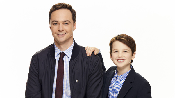 Jim Parsons And Young Sheldon Wallpaper