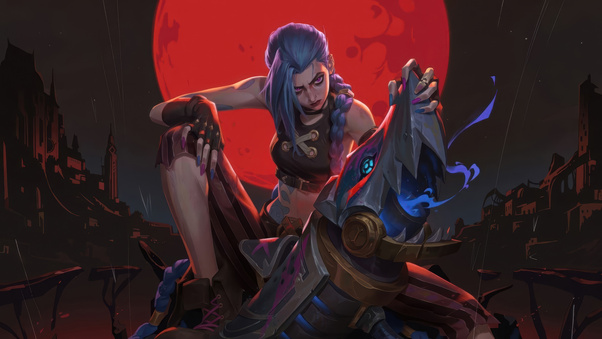 Jinx Arcane League Of Legends 2024 Wallpaper