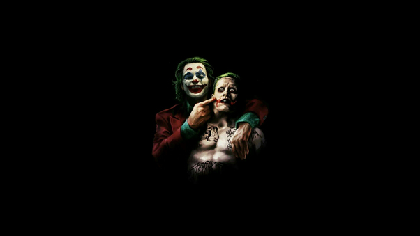 Joaquin Phoenix And Jared Leto As Joker 4k Wallpaper