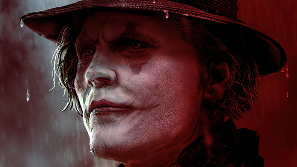 Johnny Depp As Joker Wallpaper