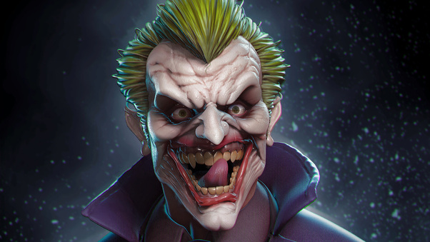 Joker 3d Art Wallpaper