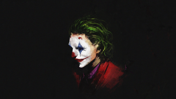 Joker 4k Face Artwork Wallpaper