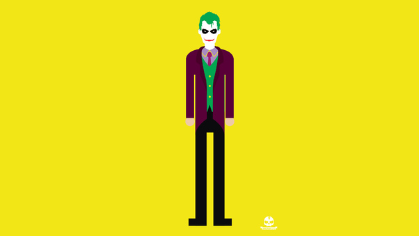 Joker 4k Minimalism Wallpaper