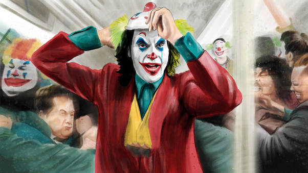 Joker 5k Newart Wallpaper