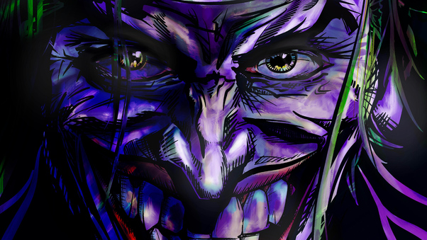 Joker 5k Sketch Artwork Wallpaper