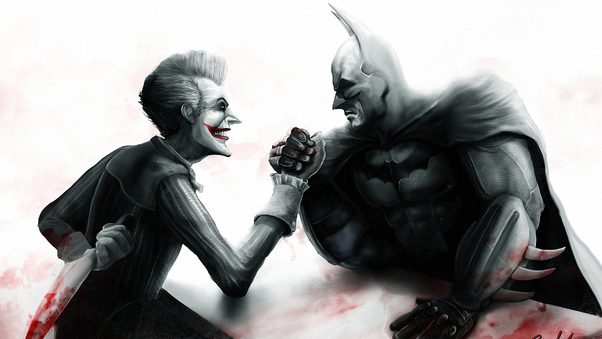 Joker And Bat Wallpaper