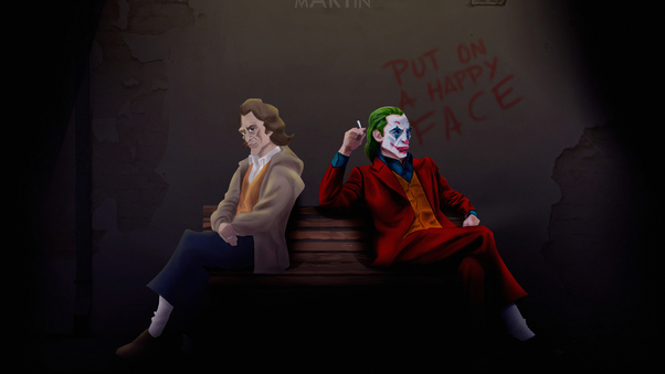 Joker And Evil Joker Wallpaper