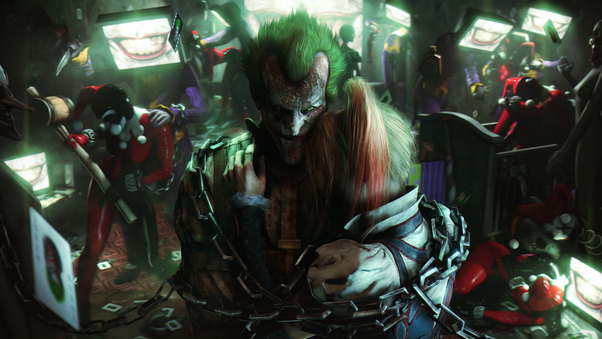 Joker And Harley Quinn Fan Art Wallpaper