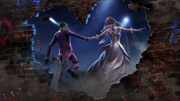 Joker And Harley Quinn Married Wallpaper