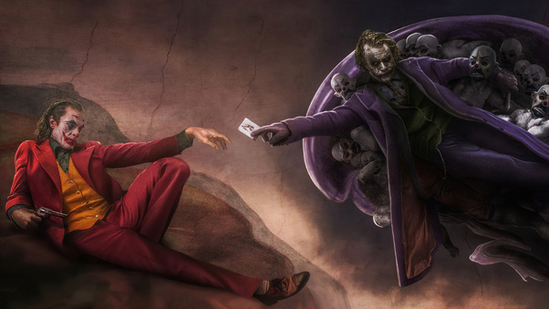Joker And Heath Ledger 4k Wallpaper
