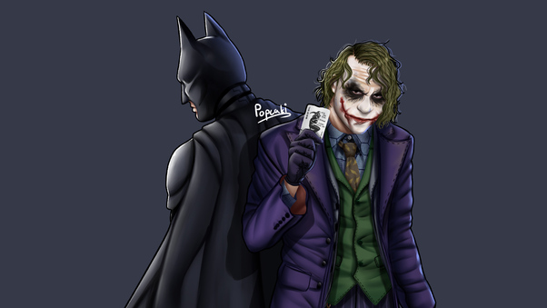 Joker Batman Art 5k Wallpaper