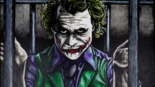 Joker Behind Walls Wallpaper