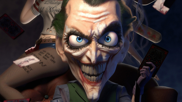 Joker Big Face Wallpaper