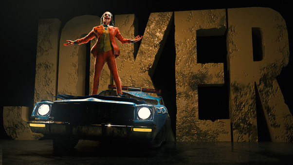 Joker Car Wallpaper