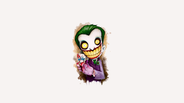 Joker Cartoon 4k Artwork Wallpaper
