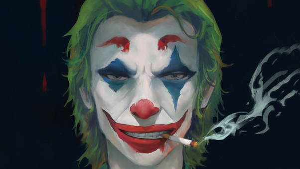 Joker Cigrate Wallpaper