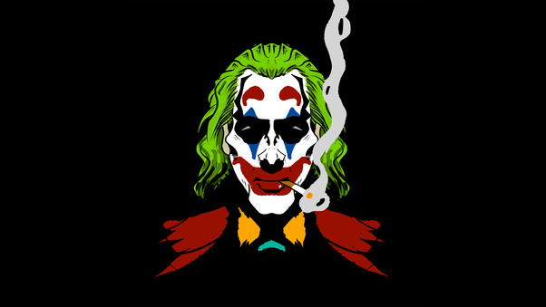 Joker Cigratte Smoking Wallpaper