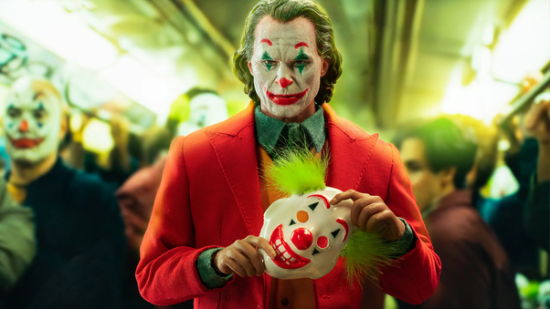 Joker Clown Mask 5k Wallpaper
