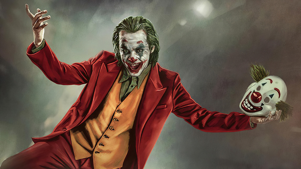 Joker Clown Mask Wallpaper
