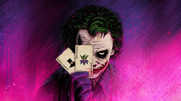 Joker Colorful Anarchy Wallpaper