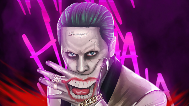 Joker Damaged 4k Wallpaper