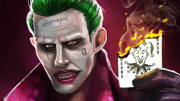 Joker Damaged Villain Wallpaper