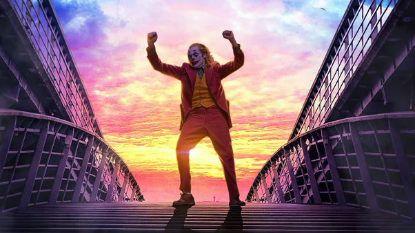 Joker Dancing On Stairs 4k Wallpaper