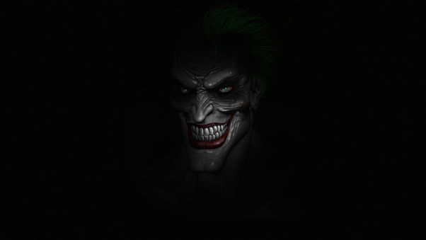 Joker Dark Minimalism 4k Wallpaper