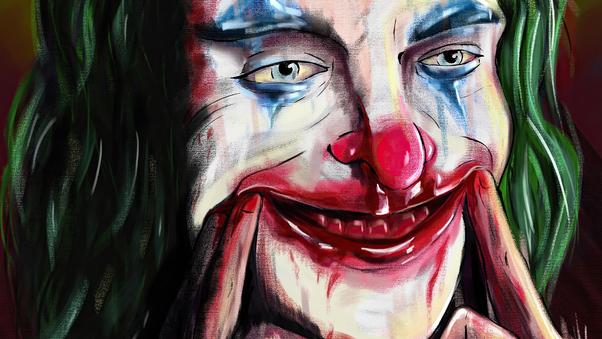 Joker Digital Painting 4k Wallpaper