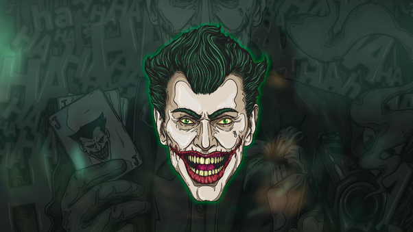 Joker Face Art Wallpaper