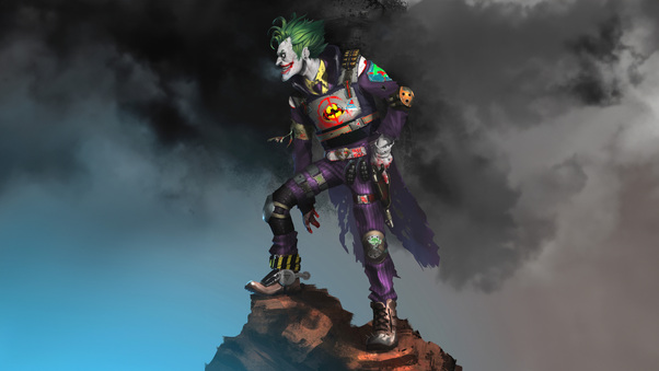 Joker Face Of Anarchy Wallpaper