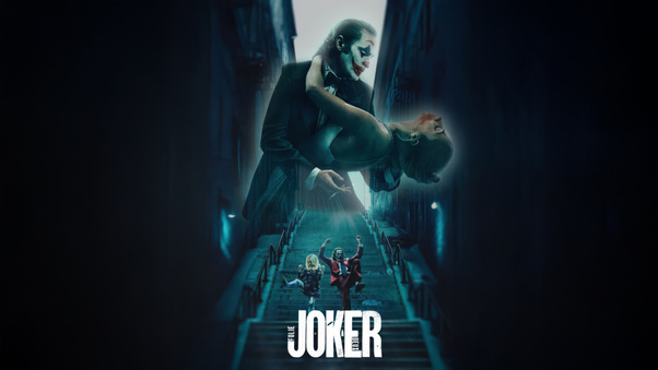 Joker Folie A Deux A Symbol Of Valor Wallpaper