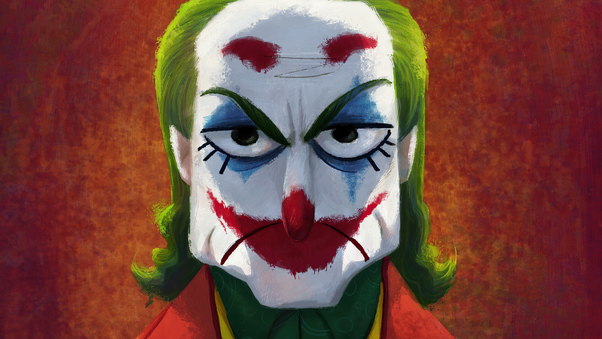Joker Funny Sketch Art Wallpaper